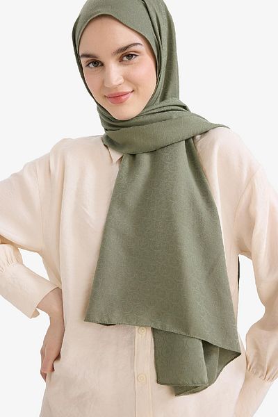 DeFacto Damen-Jacquard-Hijab-Schal E9462AXNS
