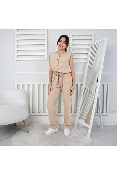 CRASSİ Girl's Jumpsuit Striped