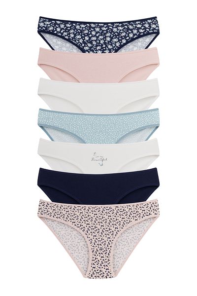 Dominant Cotton Women's Panties 7 Pack