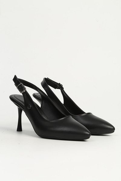 Pierre Cardin Μαύρα γυναικεία παπούτσια με τακούνι PC-54736