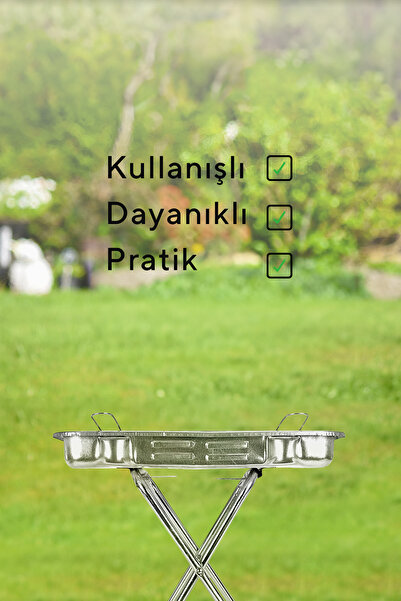 Wexta Seyyar Ayaklı Mangal Küçük Boy (HEDİYELİ)