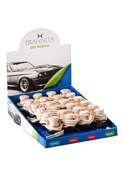 Frannita 24'lü Oto Kokusu Seti, Araç Kokusu, Araba Kokusu, Oto Parfümü, Asmal...
