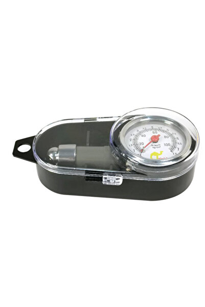 Golden camel مقياس ضغط الإطارات التناظري مع زر تنفيس الهواء وحقيبة تخزين