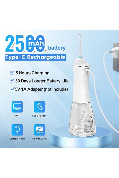 h2ofloss Cordless Water Dental Flosser-2W