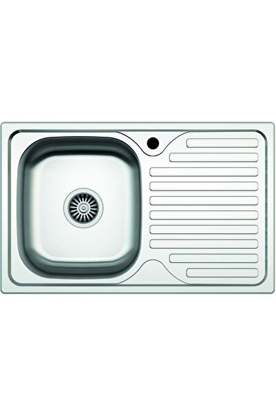 ZİNOX Chiuveta pentru blat ZLN9188ST Inox anticalcar Cuva stanga 44x77 cm+ ra...