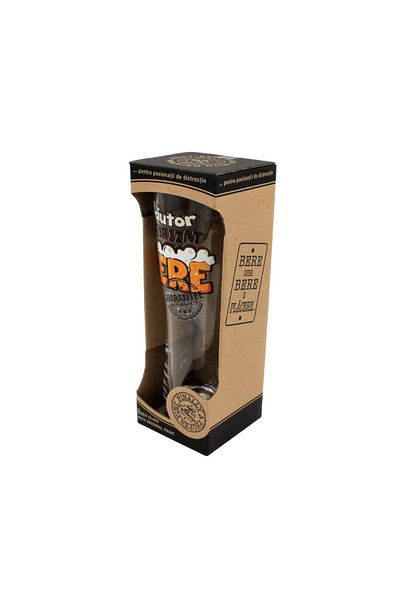 BM GİFT DESİGN Beer glass Authorized beer drinker 500ml