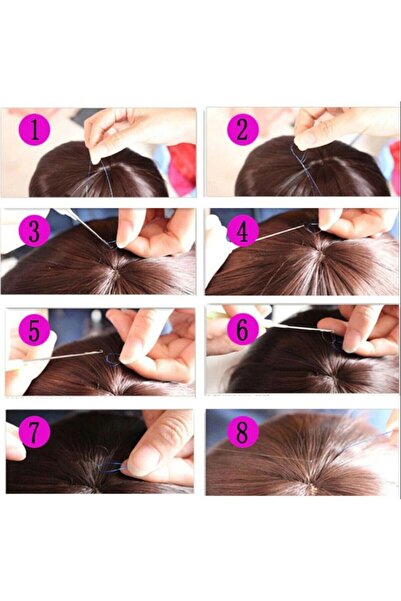 CREST E-TİCARET Hair Tinsel - Hair Glitter - Gold Yellow Washable - Combable