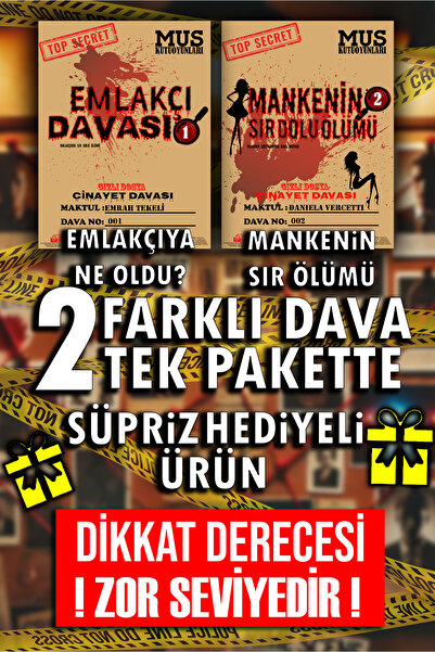 Detective Guilt Finding Killer Who Case Game 2 Different Cases One Pack Realtor's and Mannequin's Secret Mortal