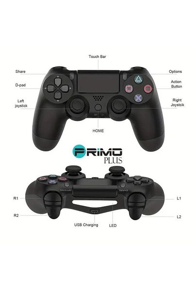 Primo Plus Double Motor Vibration Wireless Controller For P4