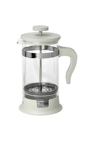 IKEA UPPHETTA Coffee/Tea Maker – Classic French Press (1 L, Glass & Stainless Steel)