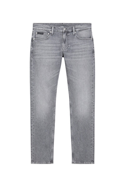 Calvin Klein Erkek Slim Gri Jeans
