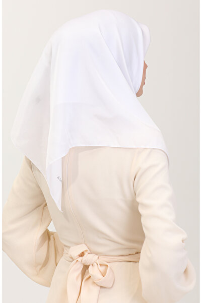 sefamerve Full White Crystal Scarf 81079-11