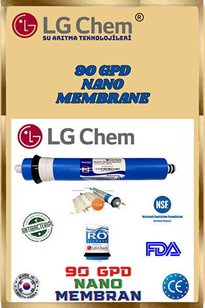 light gastro Tüm Ters Ozmoz Su Arıtma Cihazları Için Nano Membran.90 Gpd. Nan...