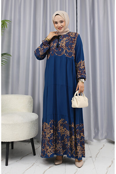 sefamerve Φόρεμα Juicy Pattern 4082-06 σε βενζίνη