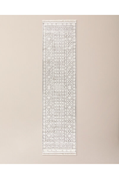 Madame Coco Foison Halı - Krem - 80x300 cm