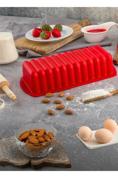CKM silikon Silicone Red Baton Cake Mold