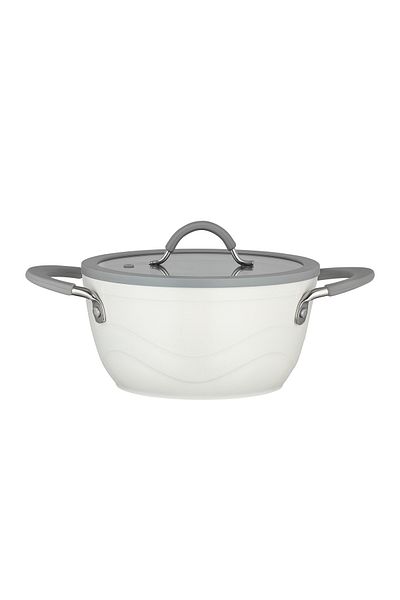Madame Coco Albus Deep Pot - White - 22 cm