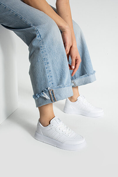 Getcho Feyen Γυναικεία Αθλητικά Παπούτσια Λευκά Γυναικεία Αθλητικά Παπούτσια Επίπεδη Σόλα Άνετα Καλοκαιρινά Ελαφριά Αθλητικά Παπούτσια για Καθημερινή Χρήση