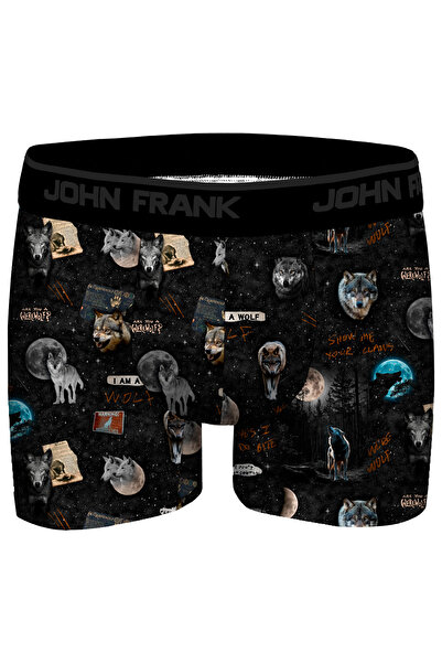 John Frank DİJİTAL BASKILI BOXER MULTICOLOR