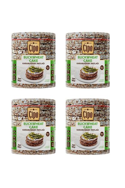 Sade Organik Buckwheat Puffed 88 Gr Pack of 4