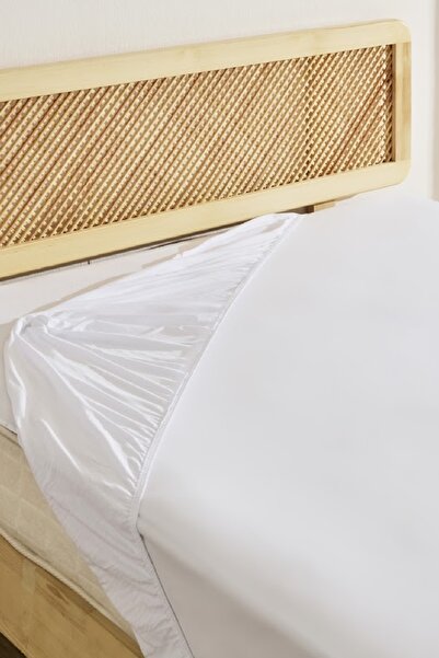 Karaca Home Βαμβακερό Σεντόνι Μονό 100Χ200+30 εκ. Από άσπρο