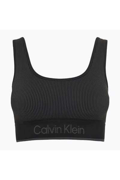 Calvin Klein Women's Slim Fit Black Sports Tank Top with Elastic Waist and Brand Logo 00Gws4K220-Ub1