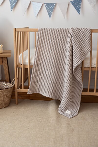 EIFIN 100% Cotton Waffle Baby Blanket