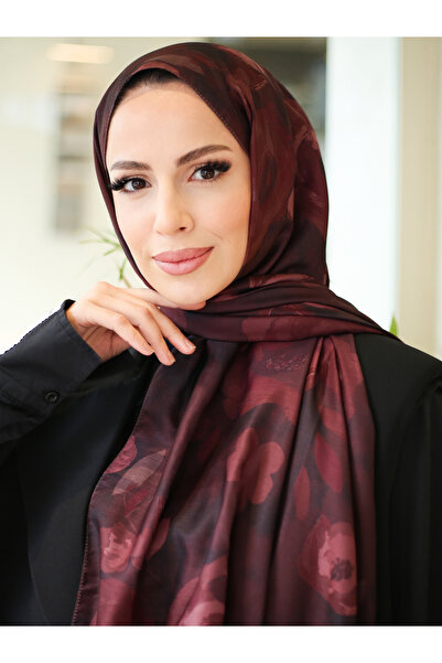 efdal şal eşarp Rosa Desen İthal Pamuk Şal