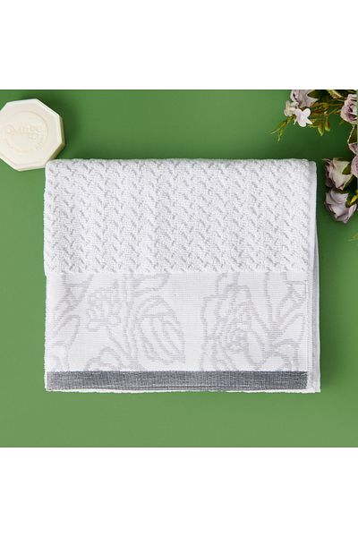 Evidea Soft Noble Face Towel - Gray - 50X90 cm