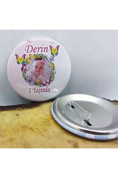 Hayaller Dükkanı Σήμα γέννησης Butterfly Concept 15 τεμαχίων 6 cm μεταλλική εικόνα Ισχύει σε όλα τα λάδια