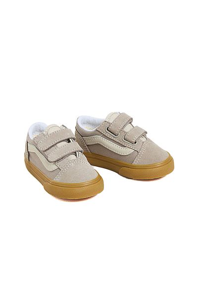 Vans Gray Old Skool V Kids Casual Shoes