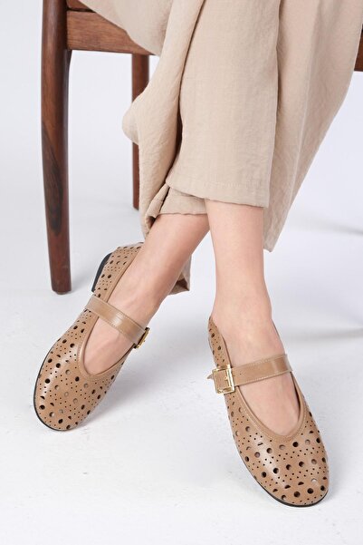 Mio Gusto Γυναικείες μπαλαρίνες Norita Mink Color Laser