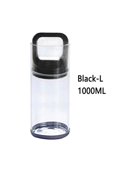 choice2 Black-L Coffee Beans Vacuum Sealed Tanks Kitchen Food Storage Clear G...