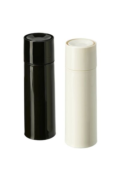 IKEA BARNASINNE Spice Mill – Elegant Black & White Adjustable Grinder (14 cm)
