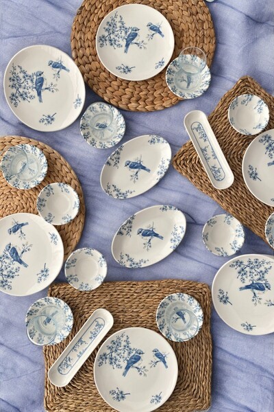 Trendymutfak Serenat 26 Parça 6 Kişilik Porselen Kahvaltı Takımı