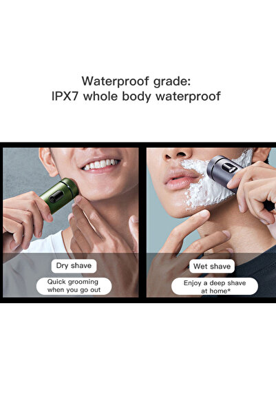 sharpdo Men's Electric Shaver Intelligent Speed Adjustable Turbo Six Blades