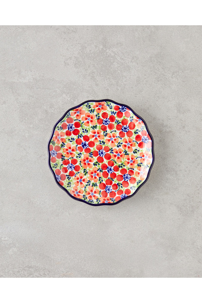 English Home Botanic Stoneware Pasta Plate 16 cm Colorful