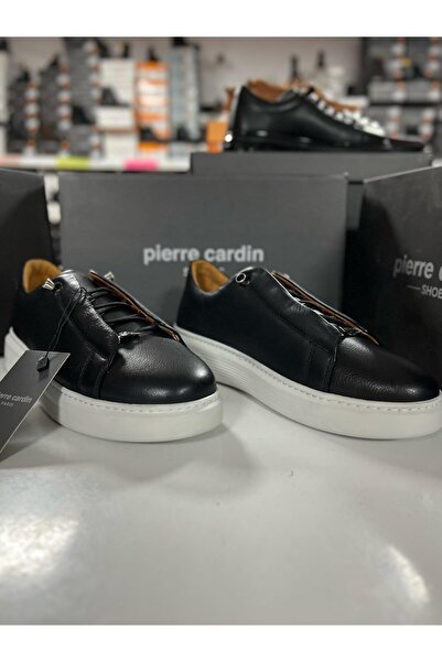 Pierre Cardin بيير كاردين 62113 حذاء رياضي أسود للرجال