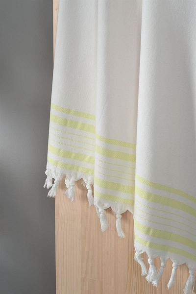 neşe home collection Κίτρινο 90x150 εκ. Γυαλιστερό Peshtemal