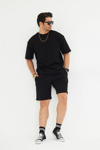 The Champ Clothing Ανδρικό κοντομάνικο μπλουζάκι από βαμβακερό Basic Oversize Crew Neck