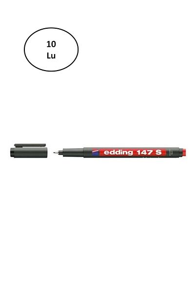 Alray Edding Acetate Pen-Red with Mistle E-147S 10 pcs