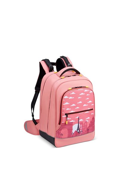Delsey BTS  2 Compartment Backpack - 15.6" Pink Printing