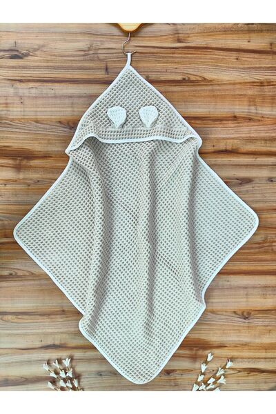 Tomuycuk S.coffee Pique Baby Blanket - Natural Organic, Double Sided, Seasonal Sleeping Towel