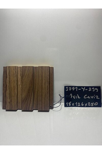 AGT LB-3771 AÇIK CEVİZ DUVAR DEKORASYON PROFİLİ 18X126X280 MM
