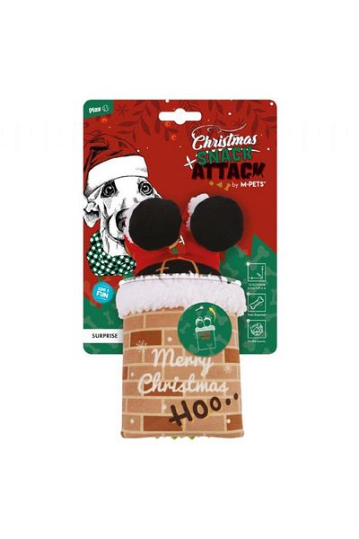 M-PETS Christmas Surprise Snack Attack Dog Toy