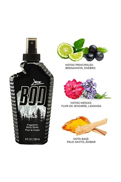 Bod Man Bodman Wild Narenciye Ve Yeşil Elma Kokulu Erkek Vücut Spreyi 236 ml