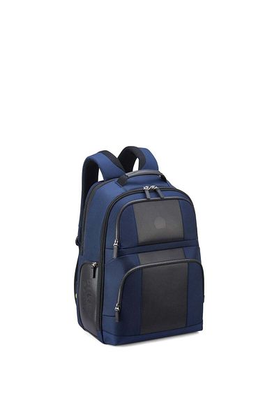 Delsey Wagram 2 Compartment Laptop Backpack 17.3 Inch Navy