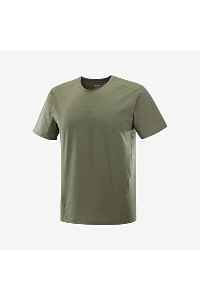 Salomon Trackline Erkek Yeşil Tişört ERKEK T-SHIRT LC2438700