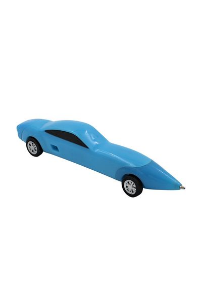 BM GİFT DESİGN Funny Pen Blue Racing Car