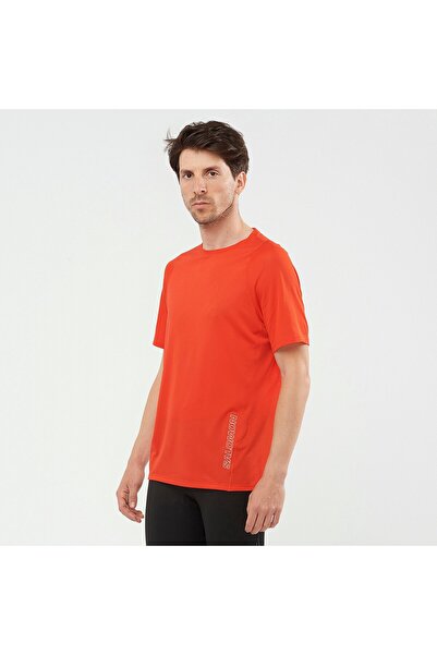 Salomon SENSE AERO Erkek Koşu Tişört Fiery Red LC1872700